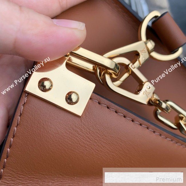 Louis Vuitton LV Lock Dauphine MM Shoulder Bag M53830 Red 2019 (KD-9061018)