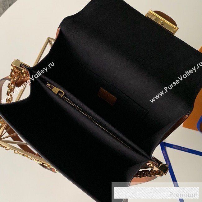 Louis Vuitton LV Lock Dauphine MM Shoulder Bag M53830 Red 2019 (KD-9061018)