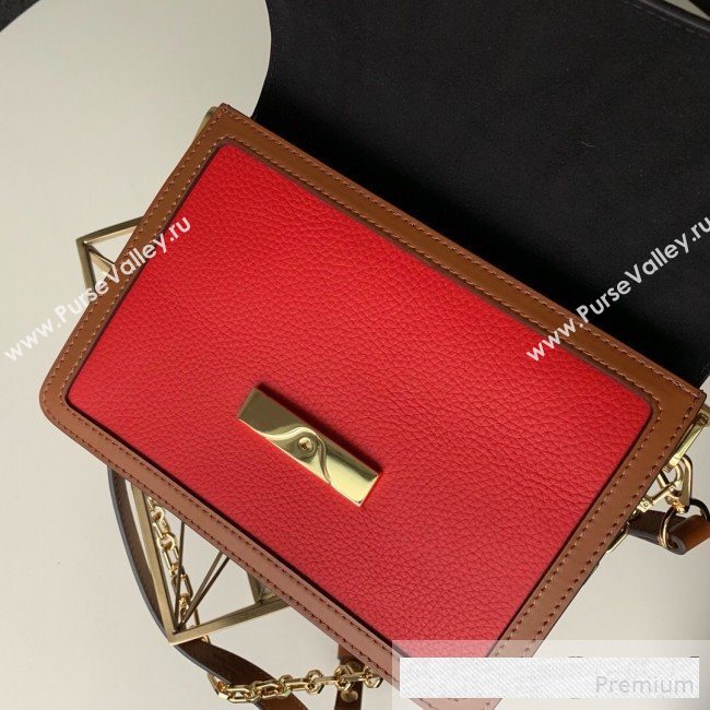 Louis Vuitton LV Lock Dauphine MM Shoulder Bag M53830 Red 2019 (KD-9061018)