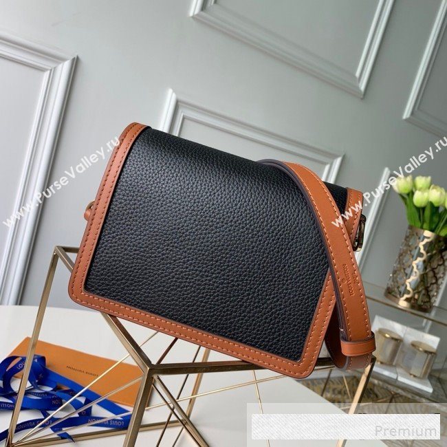 Louis Vuitton LV Lock Mini Dauphine Shoulder Bag M53806 Black/White 2019 (KD-9061022)