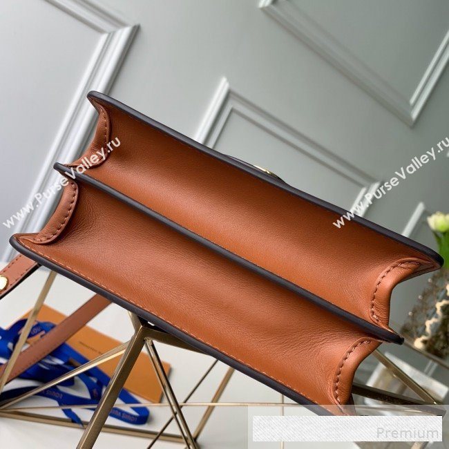 Louis Vuitton LV Lock Mini Dauphine Shoulder Bag M53806 Black/White 2019 (KD-9061022)