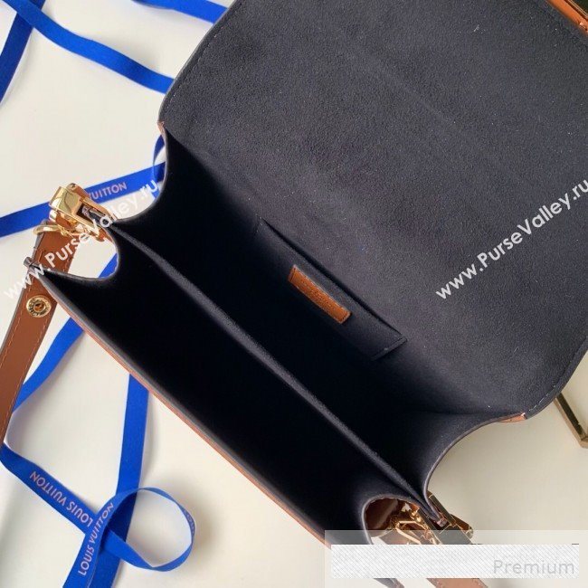 Louis Vuitton LV Lock Mini Dauphine Shoulder Bag M53806 Black/White 2019 (KD-9061022)
