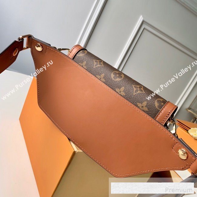 Louis Vuitton LV Lock Dauphine Bumbag/Belt Bag M44586 Monogram Reverse Canvas 2019 (KD-9061025)