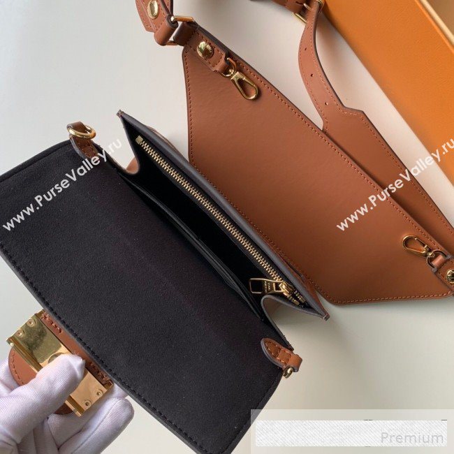 Louis Vuitton LV Lock Dauphine Bumbag/Belt Bag M44586 Monogram Reverse Canvas 2019 (KD-9061025)