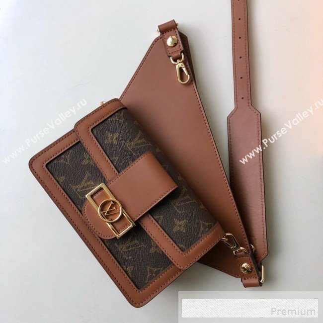 Louis Vuitton LV Lock Dauphine Bumbag/Belt Bag M44586 Monogram Canvas 2019 (KD-9061024)