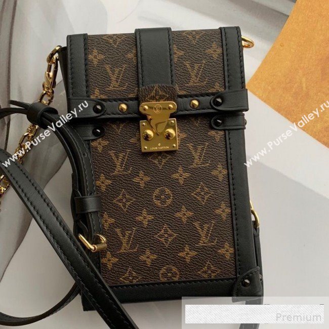 Louis Vuitton Trunk Vertical Chain Shoulder Bag Monogram Canvas M63913 2019 (KD-9061027)