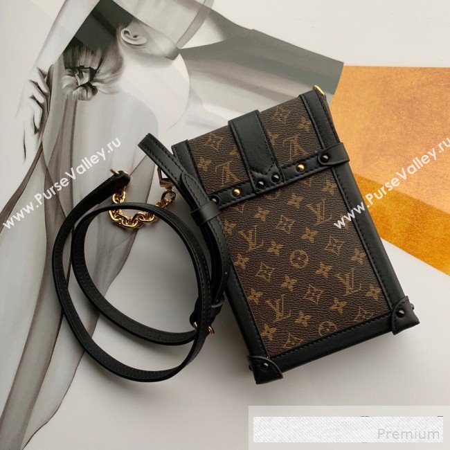 Louis Vuitton Trunk Vertical Chain Shoulder Bag Monogram Canvas M63913 2019 (KD-9061027)