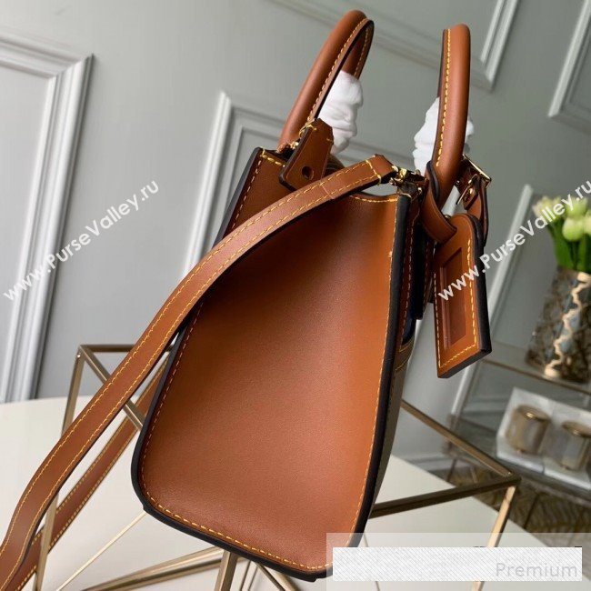 Louis Vuitton City Steamer Mini Top Handle Bag M55099 Blue/Beige 2019 (FANG-9061028)