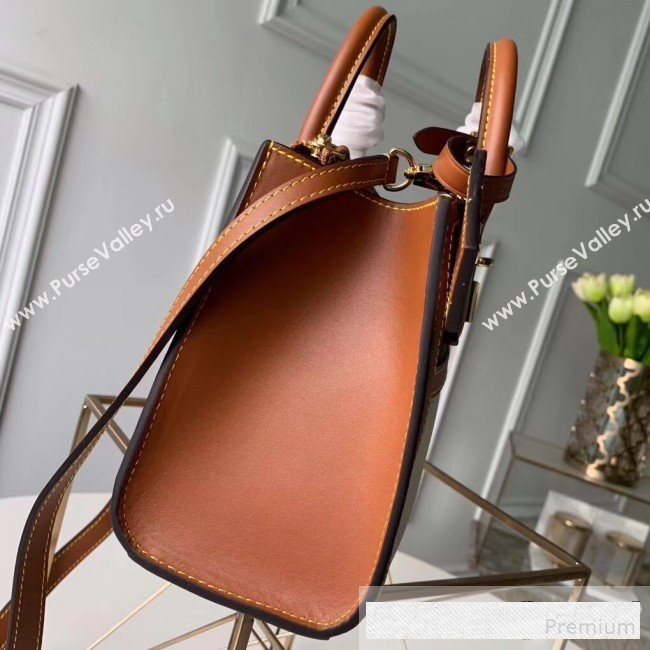 Louis Vuitton City Steamer Mini Top Handle Bag M55099 Black/White 2019 (FANG-9061029)