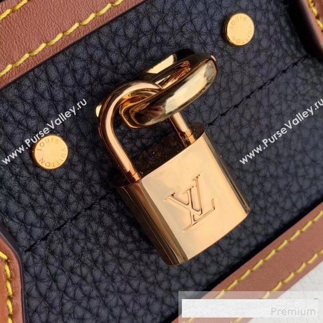 Louis Vuitton City Steamer Mini Top Handle Bag M55099 Black/White 2019 (FANG-9061029)