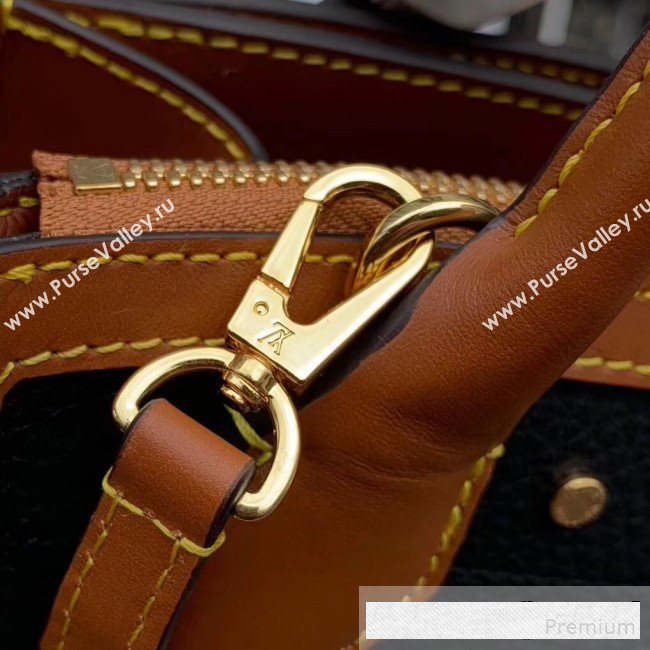 Louis Vuitton City Steamer Mini Top Handle Bag M55099 Black/White 2019 (FANG-9061029)