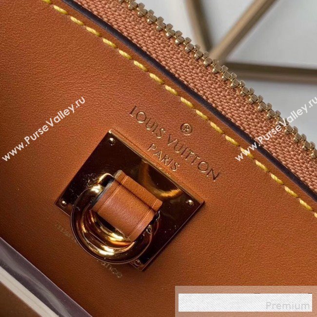 Louis Vuitton City Steamer Mini Top Handle Bag M55099 Black/White 2019 (FANG-9061029)