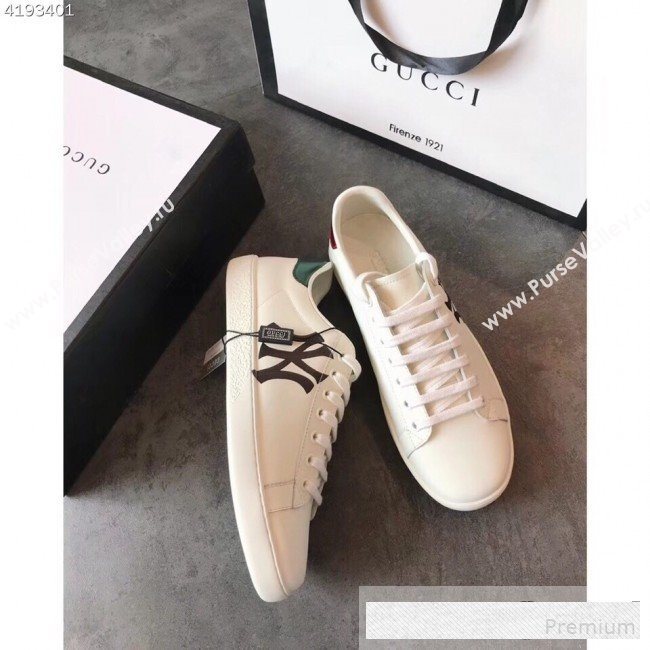 Gucci Ace Ny Sneaker White 2019(For Women and Men) (EM-9061222)