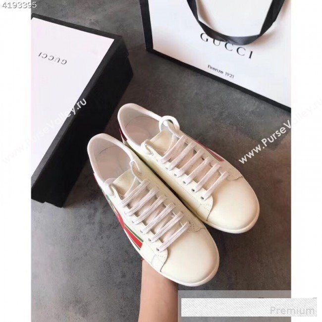 Gucci Ace Sneaker with Interlocking G 577145 White 2019(For Women and Men) (EM-9061226)