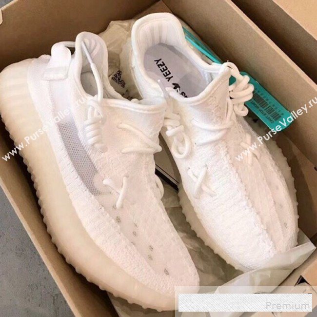 Adidas Yeezy Boost 350 V2 Static Sneakers All White 2019(For Women and Men) (EM-9061229)