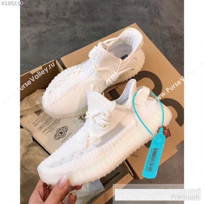 Adidas Yeezy Boost 350 V2 Static Sneakers All White 2019(For Women and Men) (EM-9061229)