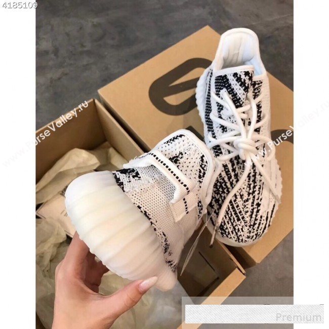 Adidas Yeezy Boost 350 V2 Static Sneakers Black/White 2019(For Women and Men) (EM-9061230)