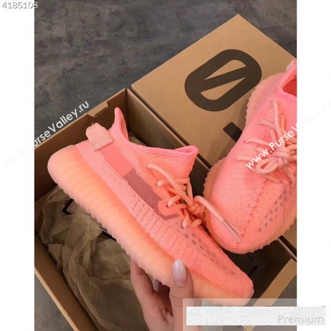 Adidas Yeezy Boost 350 V2 Static Sneakers Bright Orange 2019(For Women and Men) (EM-9061231)
