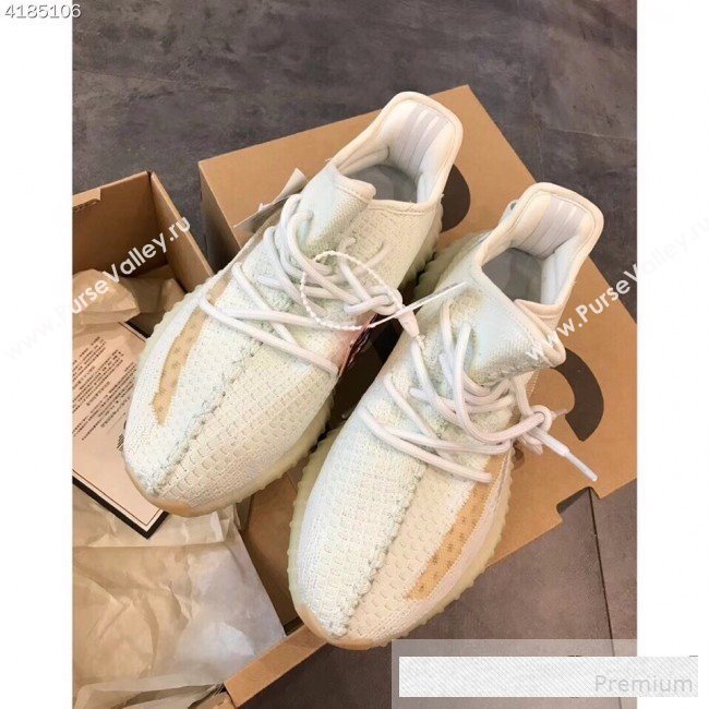 Adidas Yeezy Boost 350 V2 Static Sneakers White/Nude 2019(For Women and Men) (EM-9061232)