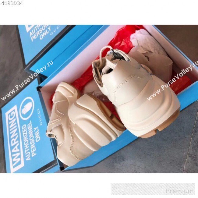 Gucci Rhyton Sneakers with NY Yankees™ Print 548638 White 2019(For Women and Men) (EM-9061251)