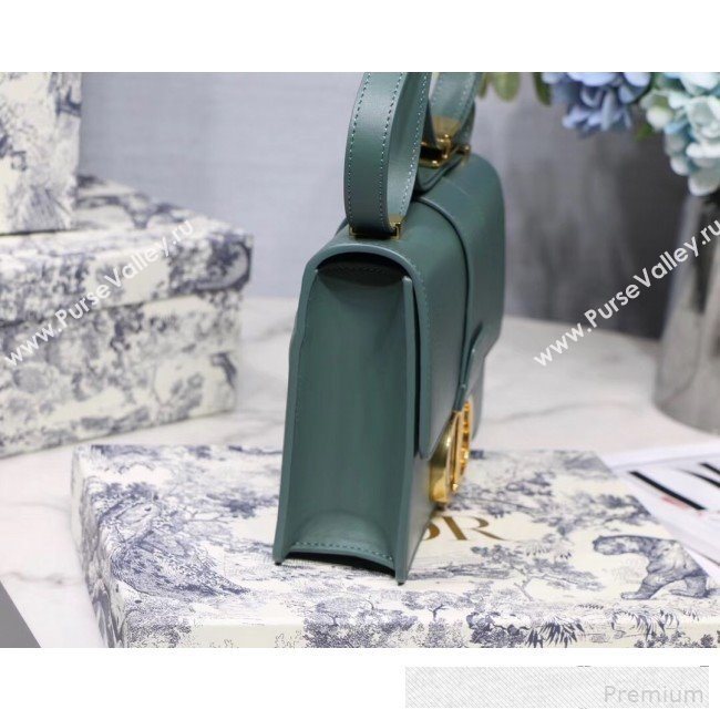 Dior 30 Montaigne CD Flap Bag in Smooth Storm Blue Calfskin 2019 (BINF-9061137)