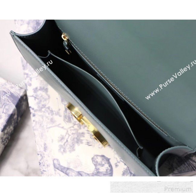 Dior 30 Montaigne CD Flap Bag in Smooth Storm Blue Calfskin 2019 (BINF-9061137)