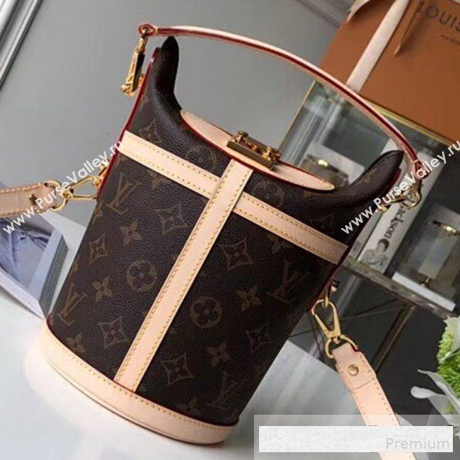 Louis Vuitton Monogram Canvas Bucket Shape Duffle Top Handle Bag M43587 2019 (KD-9061452)