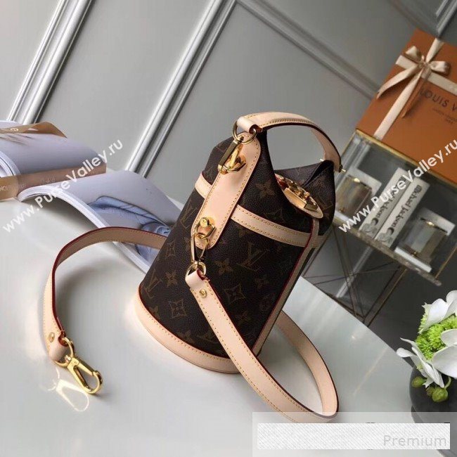 Louis Vuitton Monogram Canvas Bucket Shape Duffle Top Handle Bag M43587 2019 (KD-9061452)