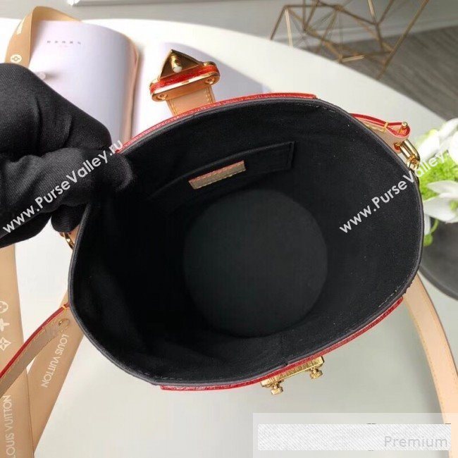 Louis Vuitton Monogram Canvas Bucket Shape Duffle Top Handle Bag M43587 2019 (KD-9061452)