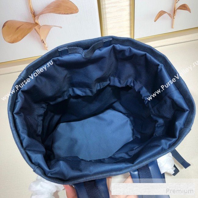 Louis Vuitton Mens Monogram Denim Chalk Backpack M44617 Blue 2019 (LVSJ-9061718)