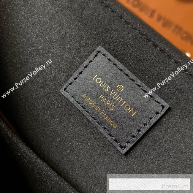 Louis Vuitton Damier Ebene Canvas LV Beaubourg MM Top Handle Bag N40177 Black 2019  (KD-9061703)