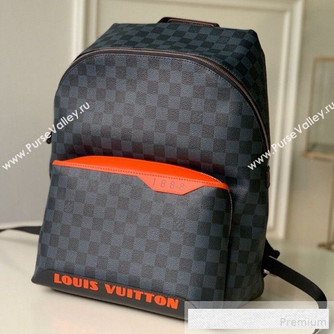 Louis Vuitton Mens Damier Cobalt Canvas Discovery Backpack PM N40157 2019 (KD-9061708)