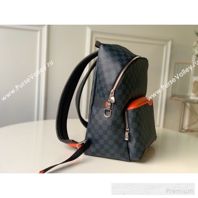 Louis Vuitton Mens Damier Cobalt Canvas Discovery Backpack PM N40157 2019 (KD-9061708)