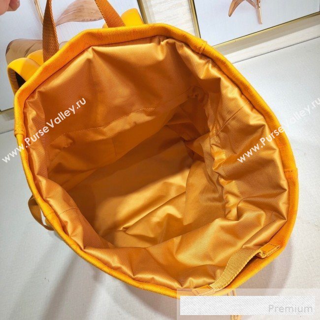 Louis Vuitton Mens Monogram Denim Chalk Backpack M44617 Yellow 2019 (LVSJ-9061719)