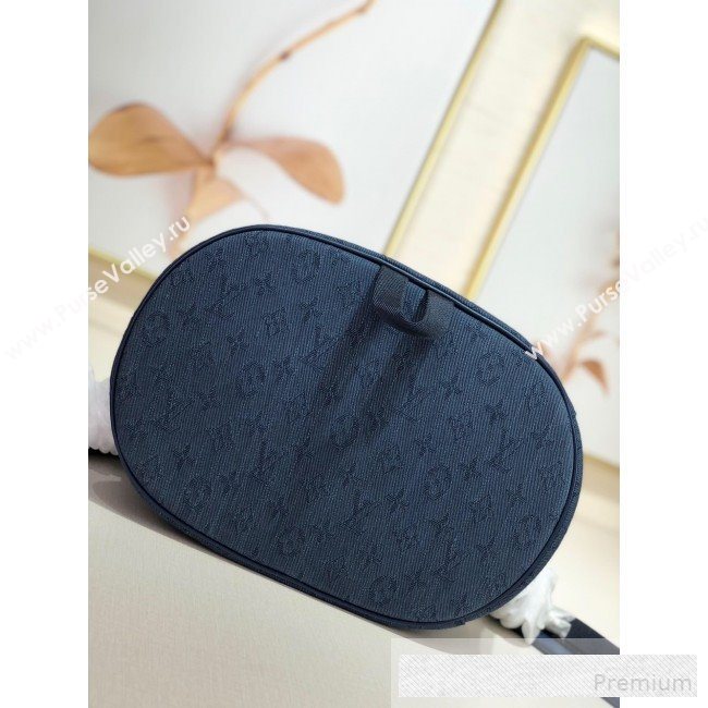 Louis Vuitton Mens Monogram Denim Chalk Backpack M44617 Blue 2019 (LVSJ-9061718)