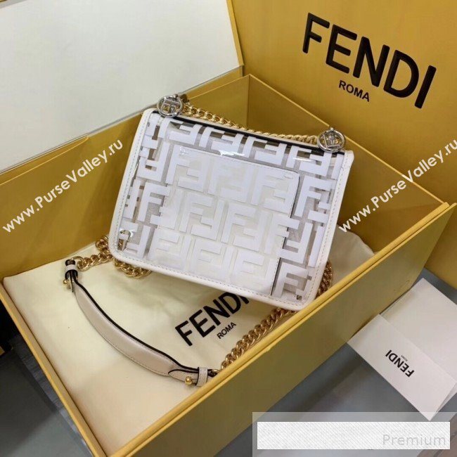 Fendi Transparent Small Flap Bag Black 2019 (AFEI-9062441)