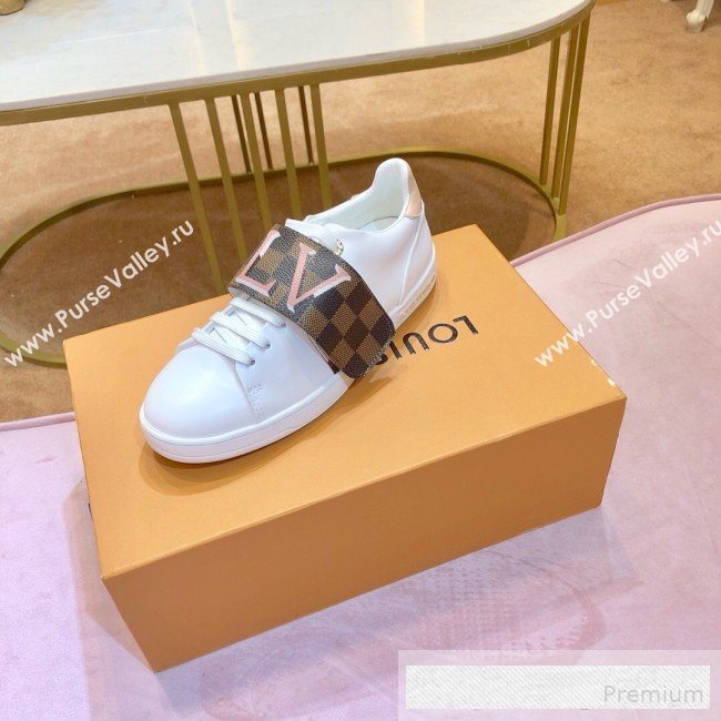 Louis Vuitton LV Damier Canvas Low-top Frontrow Sneakers 1A5N53 2019 (1054-9062503)