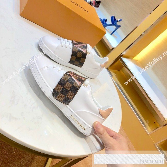 Louis Vuitton LV Damier Canvas Low-top Frontrow Sneakers 1A5N53 2019 (1054-9062503)