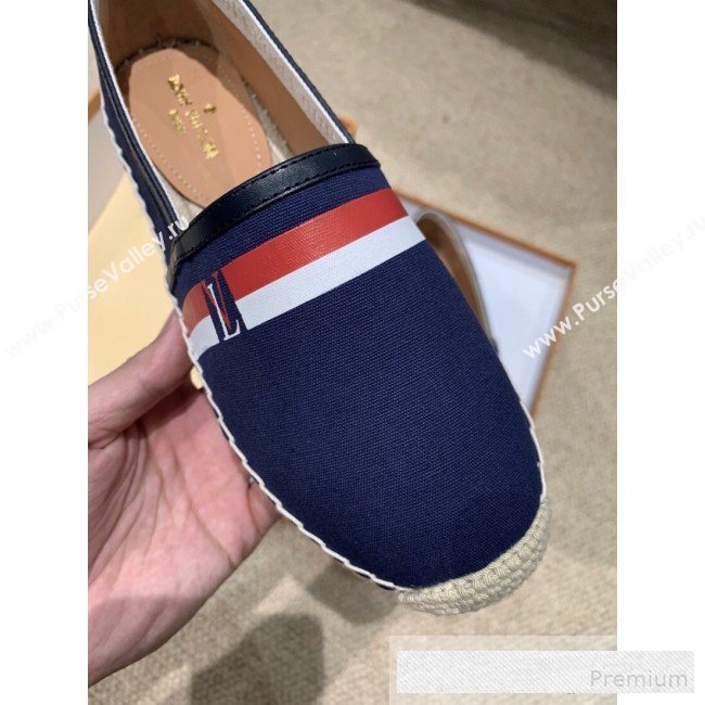 Louis Vuitton Denim LV Web Espadrilles Blue 2019(For Women and Men)  (HANB-9062814)