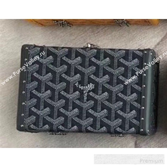 Goyard Minaudiere Mini Y Case Shoulder Bag Grey (GEYA-9062706)