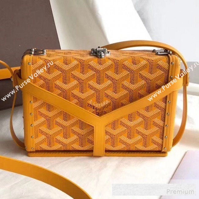 Goyard Minaudiere Mini Y Case Shoulder Bag Yellow  (GEYA-9062701)