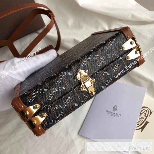 Goyard Minaudiere Mini Y Case Shoulder Bag Coffee (GEYA-9062702)