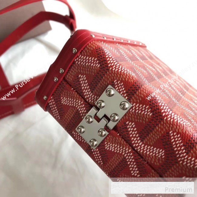 Goyard Minaudiere Mini Y Case Shoulder Bag Red (GEYA-9062704)