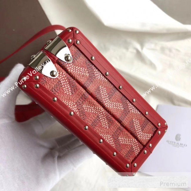 Goyard Minaudiere Mini Y Case Shoulder Bag Red (GEYA-9062704)