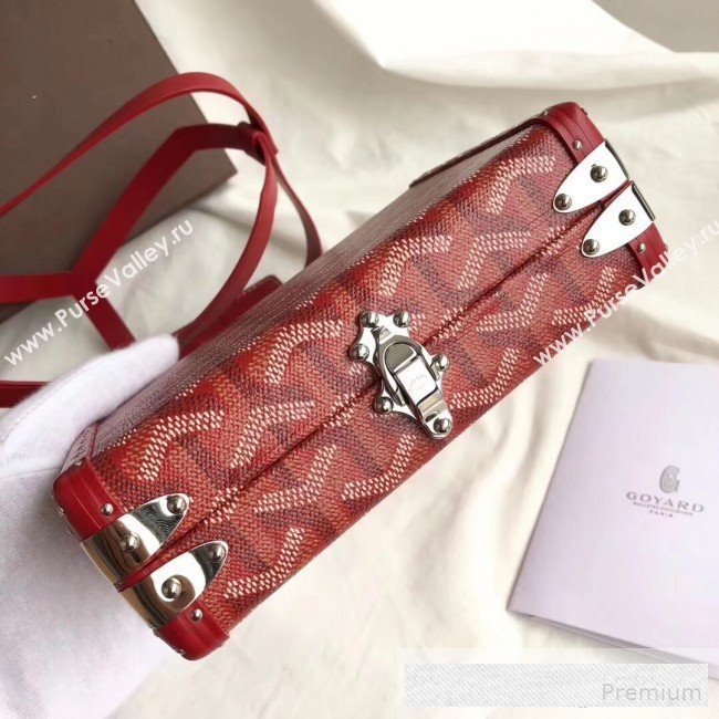 Goyard Minaudiere Mini Y Case Shoulder Bag Red (GEYA-9062704)