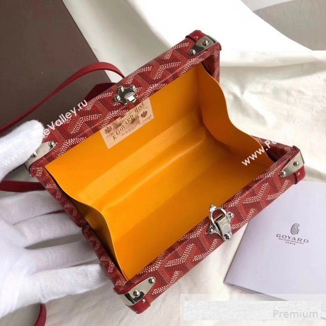 Goyard Minaudiere Mini Y Case Shoulder Bag Red (GEYA-9062704)
