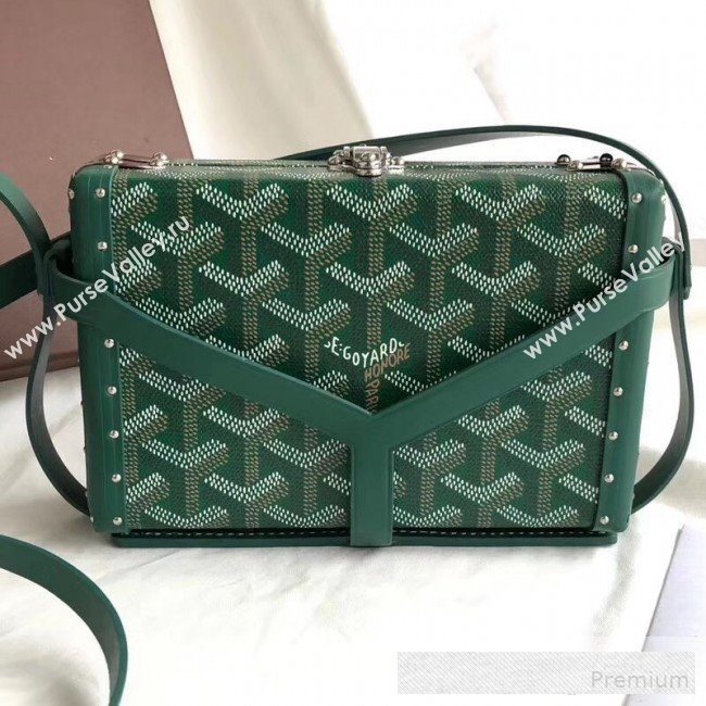 Goyard Minaudiere Mini Y Case Shoulder Bag Green (GEYA-9062708)