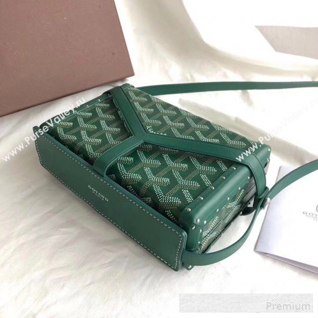 Goyard Minaudiere Mini Y Case Shoulder Bag Green (GEYA-9062708)