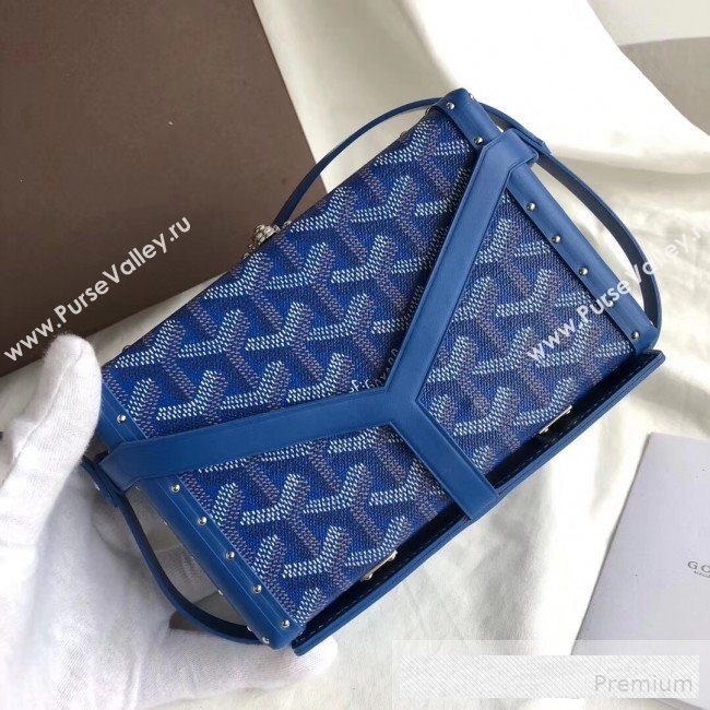 Goyard Minaudiere Mini Y Case Shoulder Bag Royal Blue (GEYA-9062707)