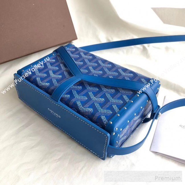 Goyard Minaudiere Mini Y Case Shoulder Bag Royal Blue (GEYA-9062707)